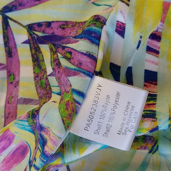 Parker Halle Maxi Ruffled Dress Palmetto 2 - Picture 10 of 12